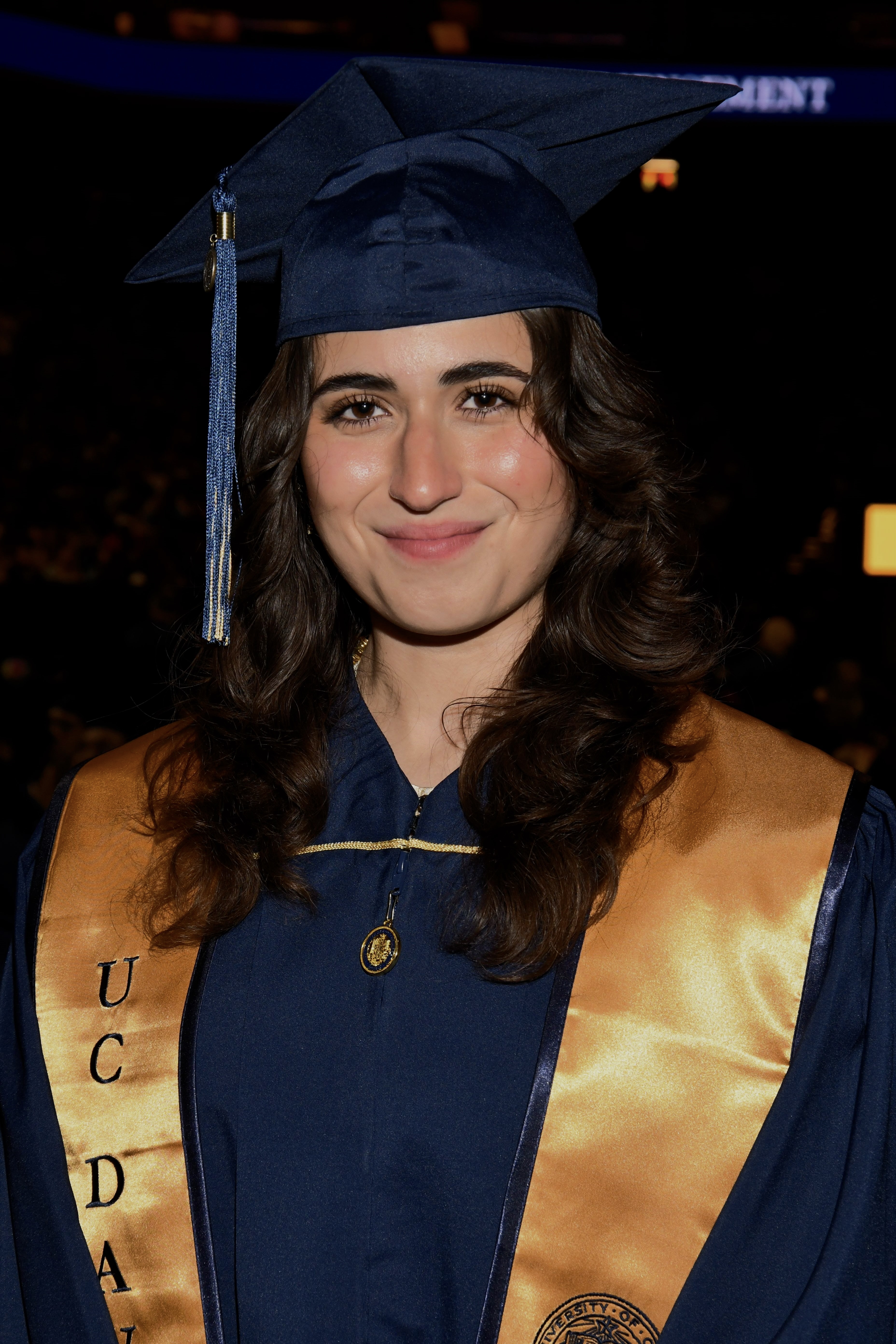Brianna Balli in graduation attire from UC Davis